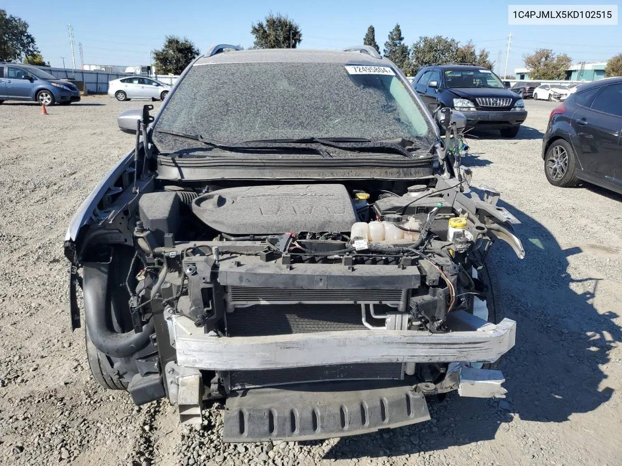 2019 Jeep Cherokee Latitude Plus VIN: 1C4PJMLX5KD102515 Lot: 72495804