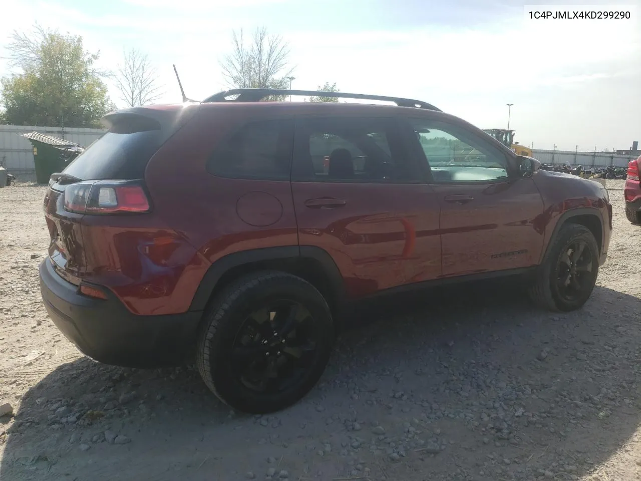 2019 Jeep Cherokee Latitude Plus VIN: 1C4PJMLX4KD299290 Lot: 72523534