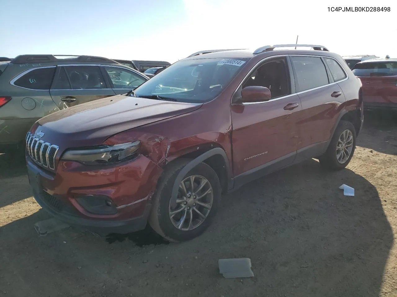 1C4PJMLB0KD288498 2019 Jeep Cherokee Latitude Plus