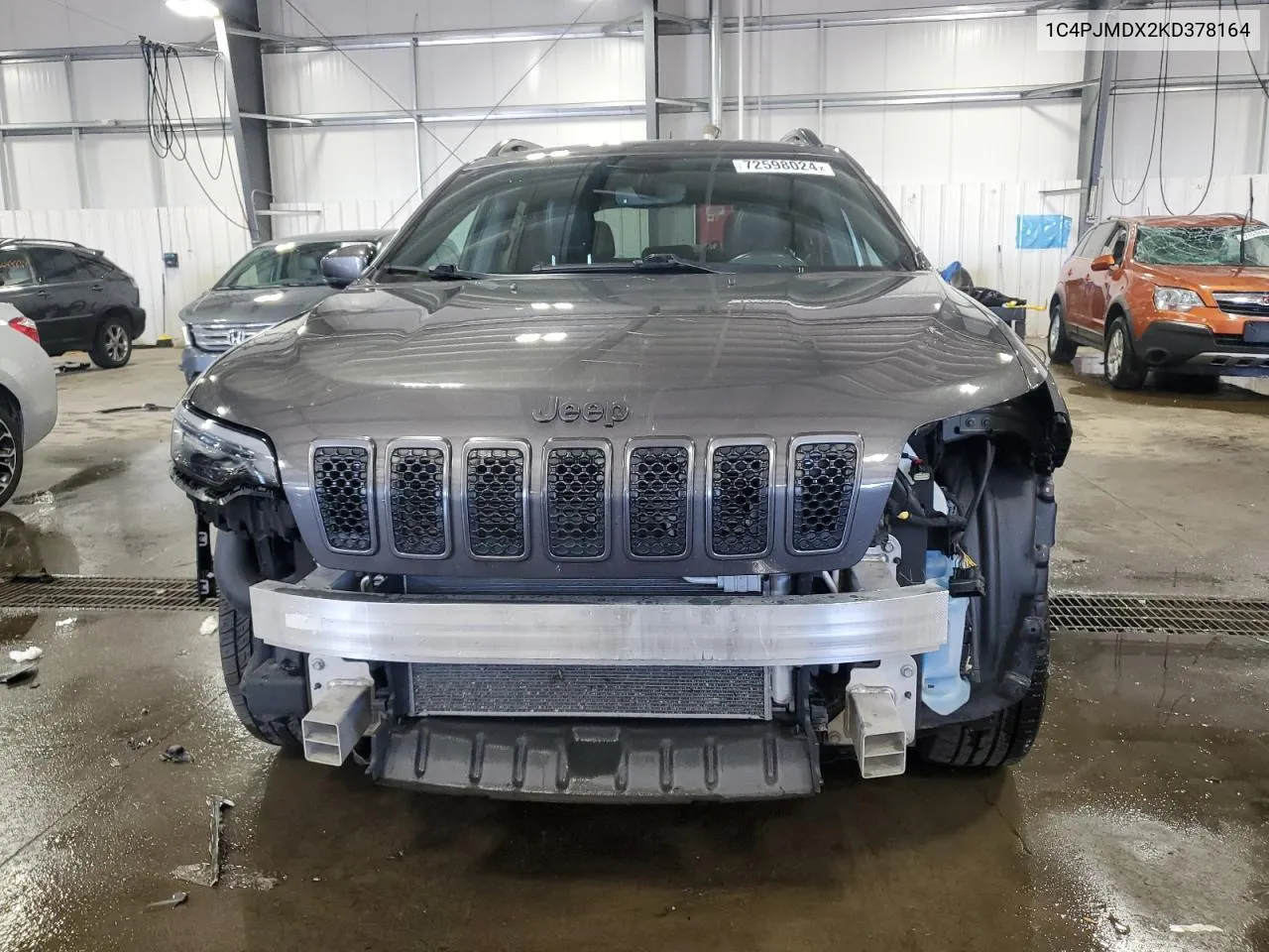 2019 Jeep Cherokee Limited VIN: 1C4PJMDX2KD378164 Lot: 72598024