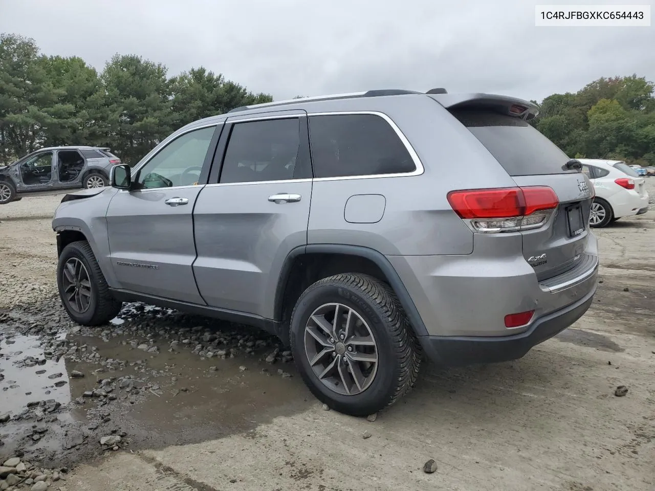 2019 Jeep Grand Cherokee Limited VIN: 1C4RJFBGXKC654443 Lot: 72615904