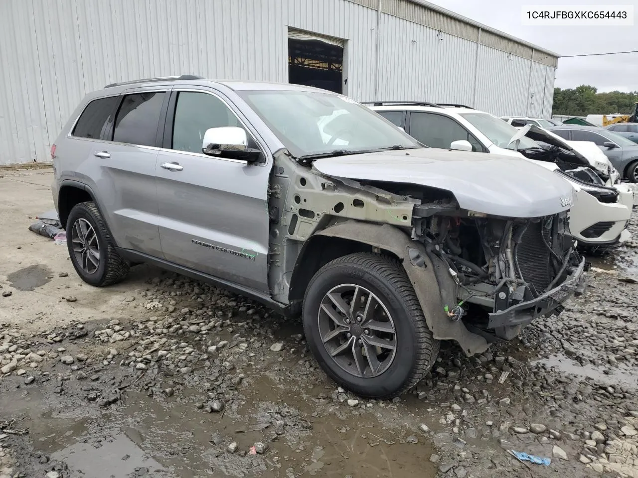 2019 Jeep Grand Cherokee Limited VIN: 1C4RJFBGXKC654443 Lot: 72615904