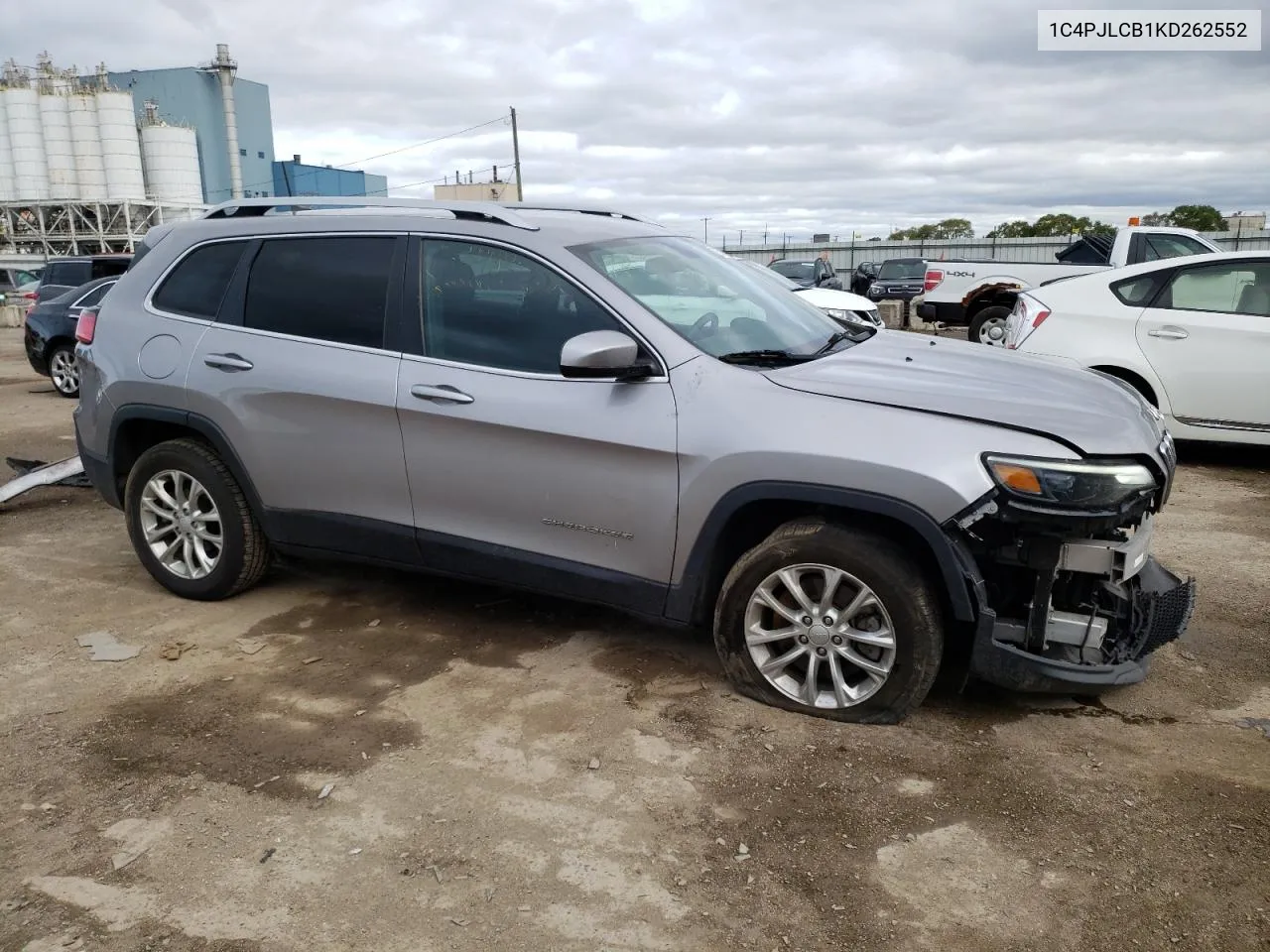 1C4PJLCB1KD262552 2019 Jeep Cherokee Latitude