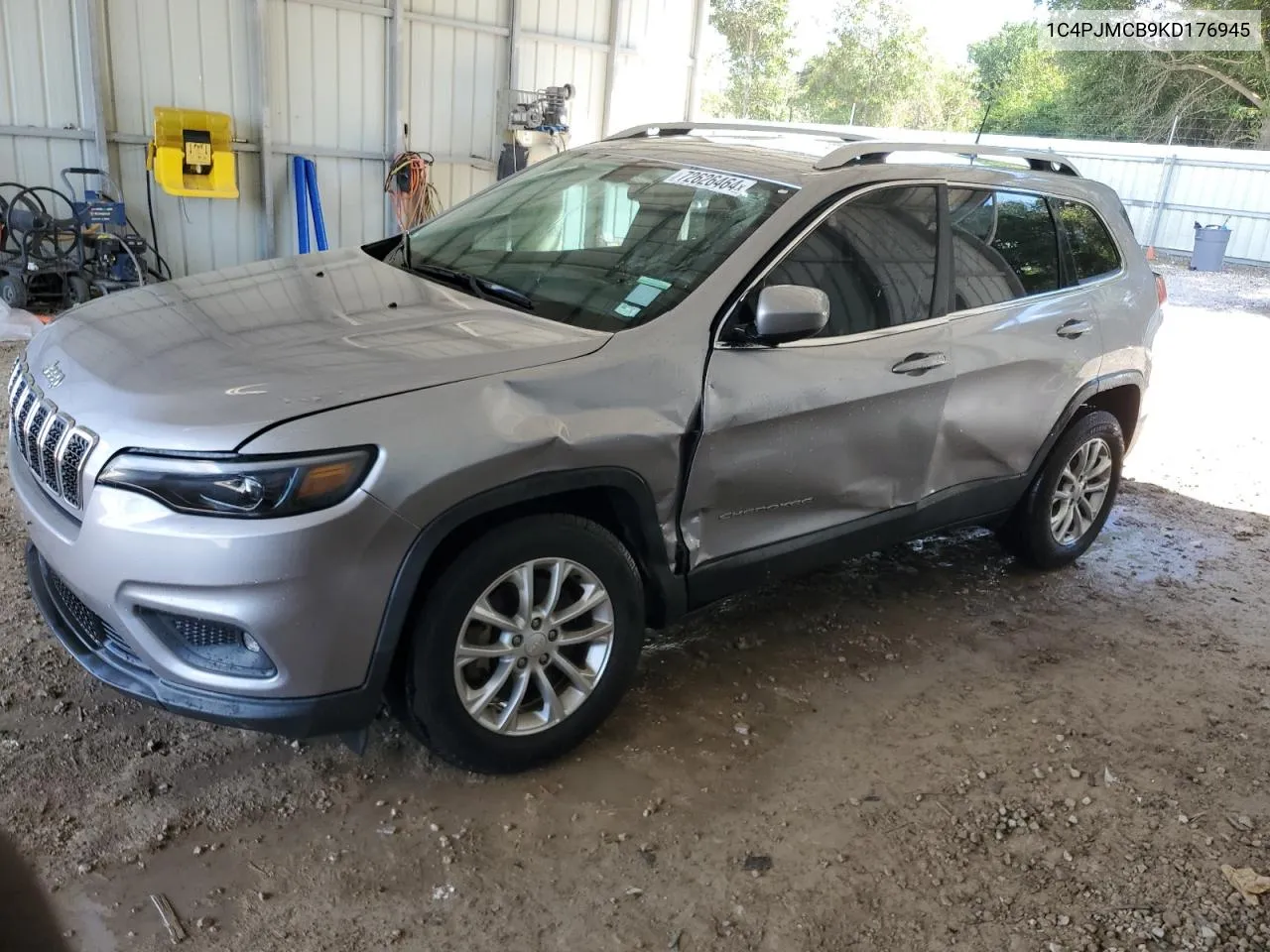 2019 Jeep Cherokee Latitude VIN: 1C4PJMCB9KD176945 Lot: 72626464