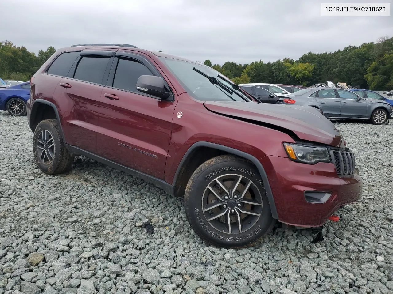 2019 Jeep Grand Cherokee Trailhawk VIN: 1C4RJFLT9KC718628 Lot: 72646234