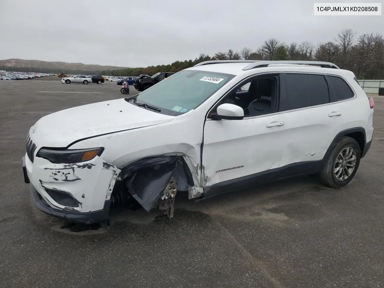 2019 Jeep Cherokee Latitude Plus VIN: 1C4PJMLX1KD208508 Lot: 72732404