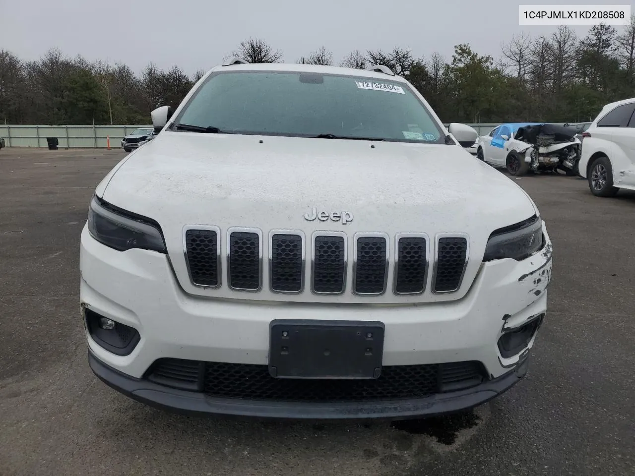 2019 Jeep Cherokee Latitude Plus VIN: 1C4PJMLX1KD208508 Lot: 72732404