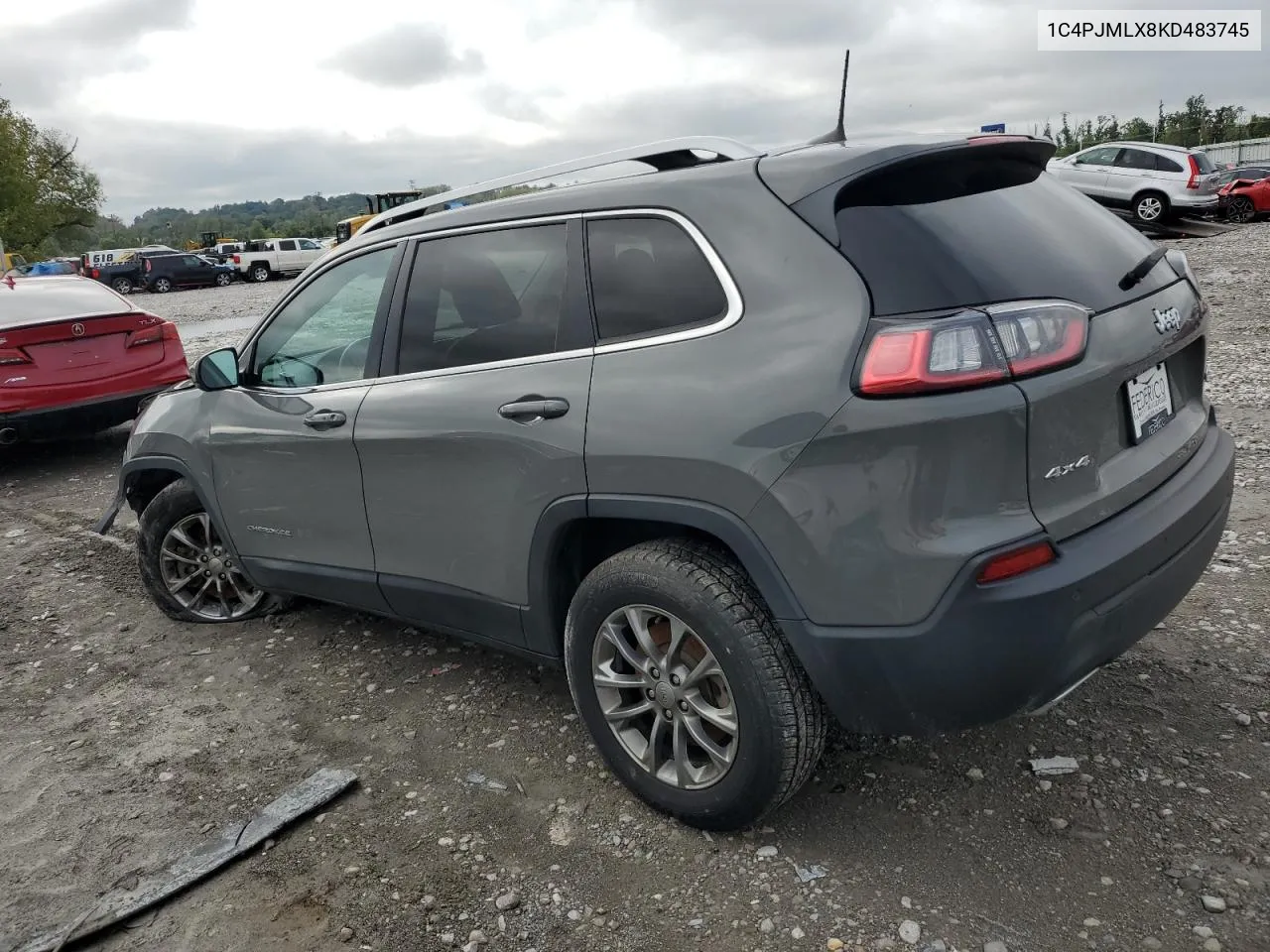 1C4PJMLX8KD483745 2019 Jeep Cherokee Latitude Plus