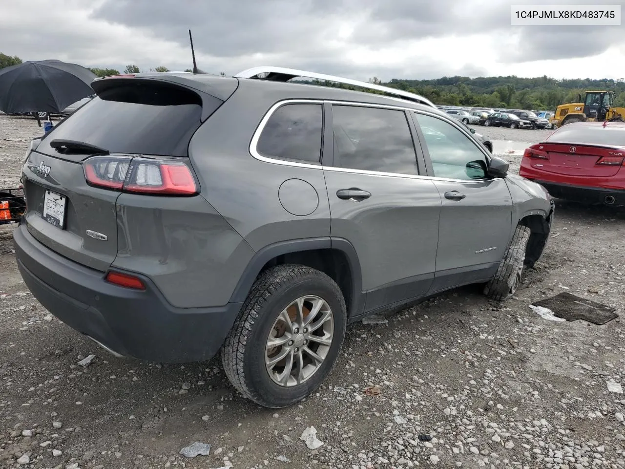 2019 Jeep Cherokee Latitude Plus VIN: 1C4PJMLX8KD483745 Lot: 72766074