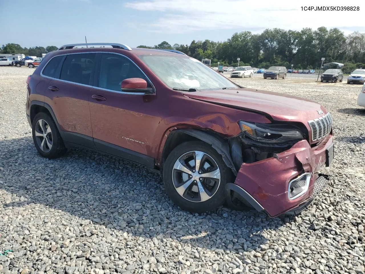 2019 Jeep Cherokee Limited VIN: 1C4PJMDX5KD398828 Lot: 72769144