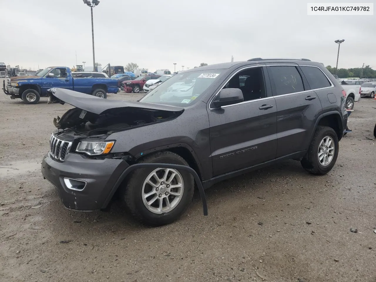 2019 Jeep Grand Cherokee Laredo VIN: 1C4RJFAG1KC749782 Lot: 72770134