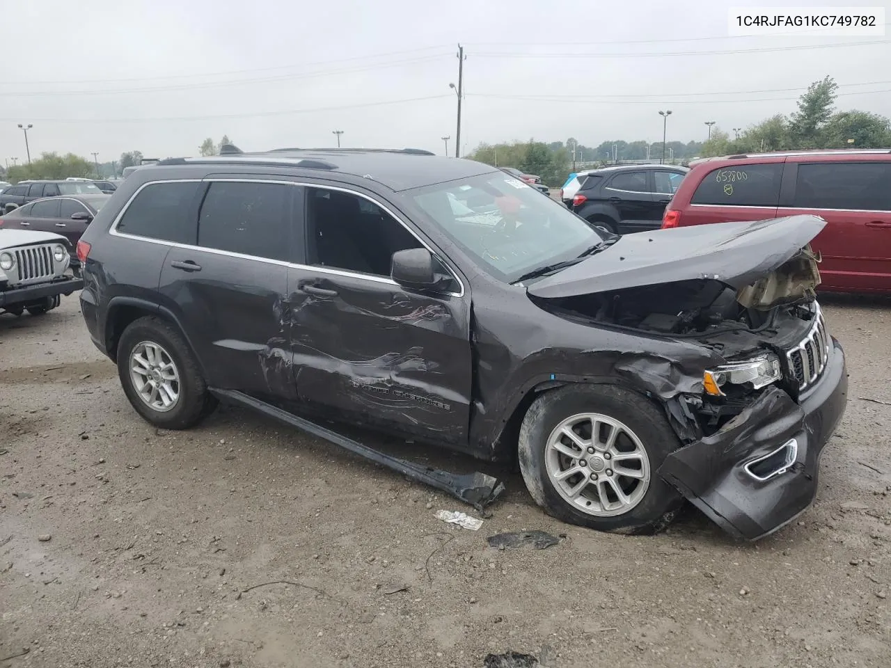 2019 Jeep Grand Cherokee Laredo VIN: 1C4RJFAG1KC749782 Lot: 72770134