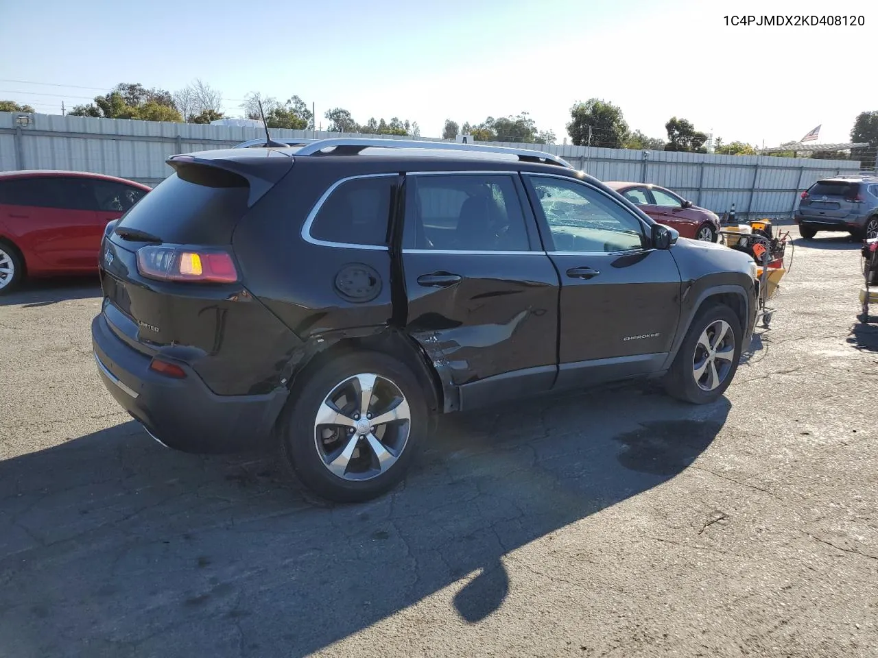 2019 Jeep Cherokee Limited VIN: 1C4PJMDX2KD408120 Lot: 72784524