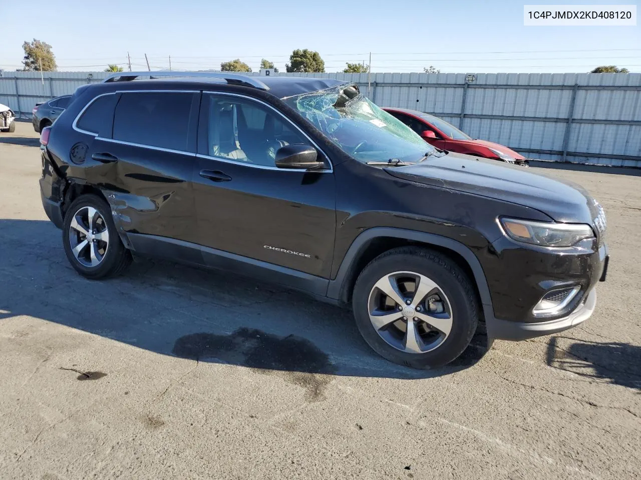 2019 Jeep Cherokee Limited VIN: 1C4PJMDX2KD408120 Lot: 72784524