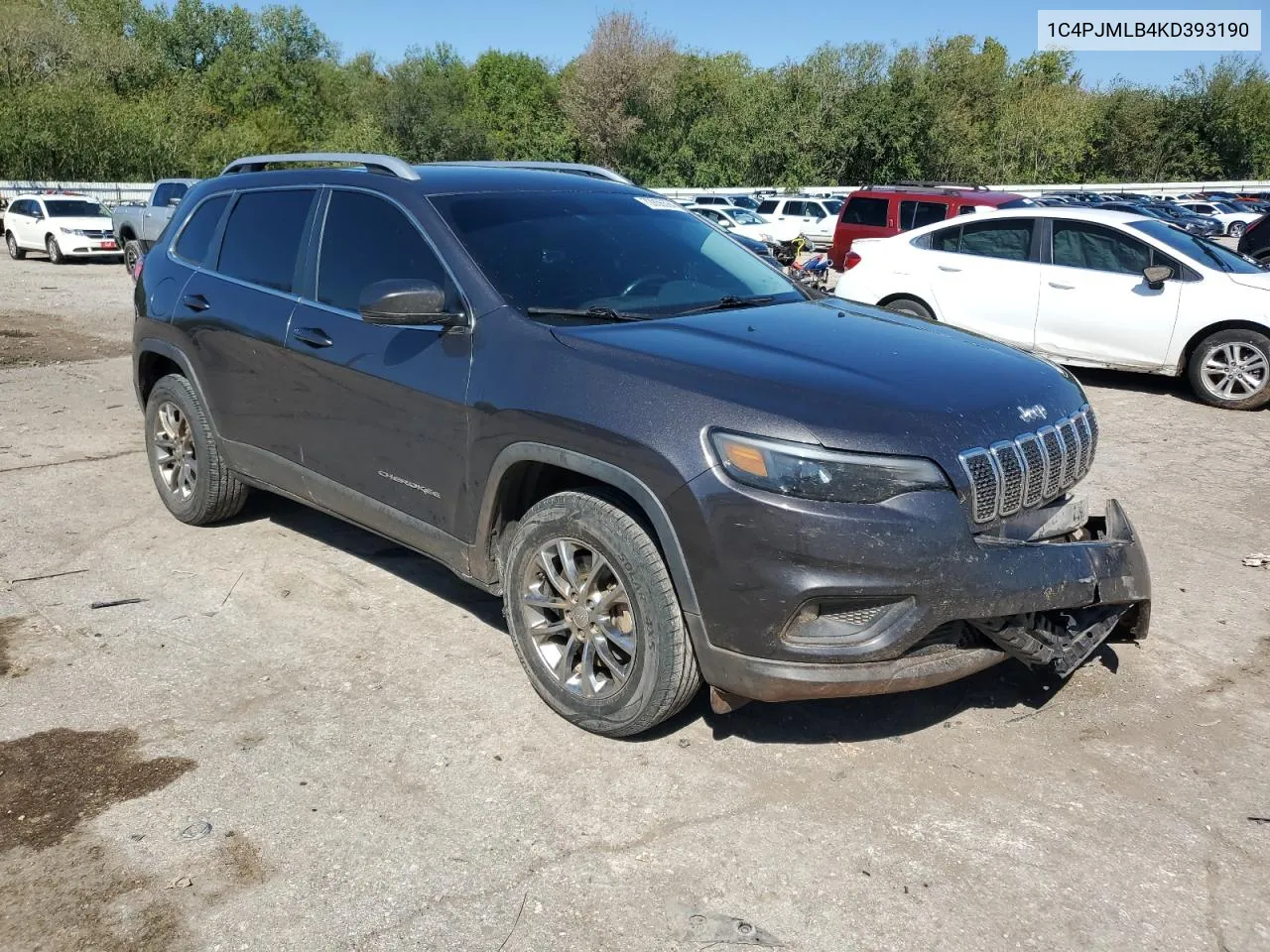 2019 Jeep Cherokee Latitude Plus VIN: 1C4PJMLB4KD393190 Lot: 72856594