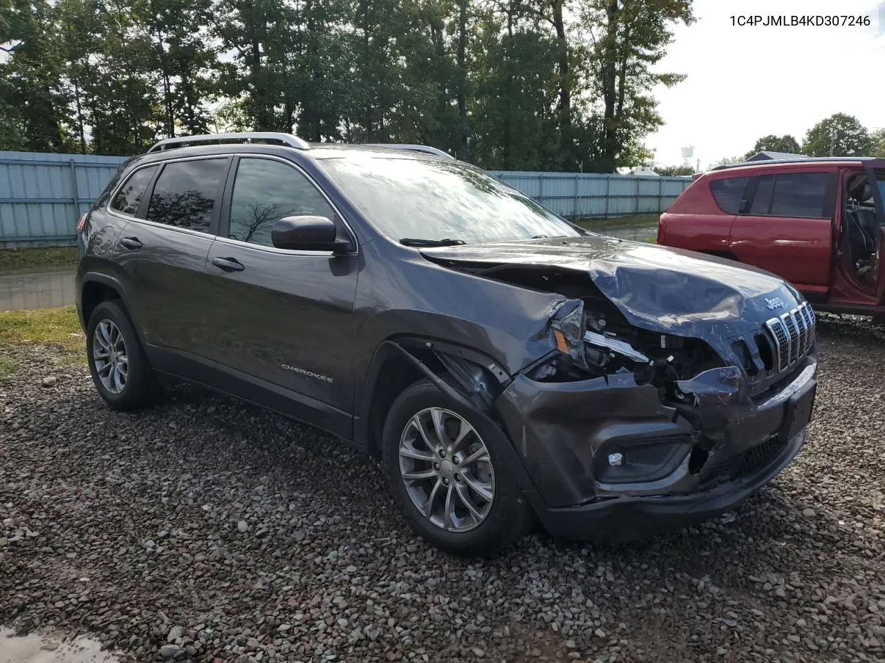 2019 Jeep Cherokee Latitude Plus VIN: 1C4PJMLB4KD307246 Lot: 72940684