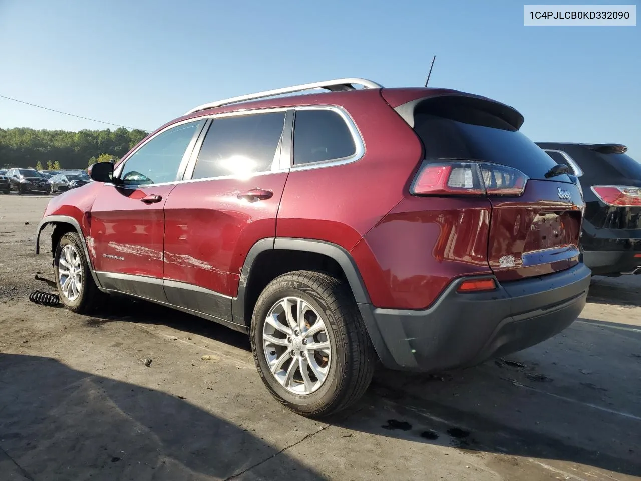 2019 Jeep Cherokee Latitude VIN: 1C4PJLCB0KD332090 Lot: 72945394