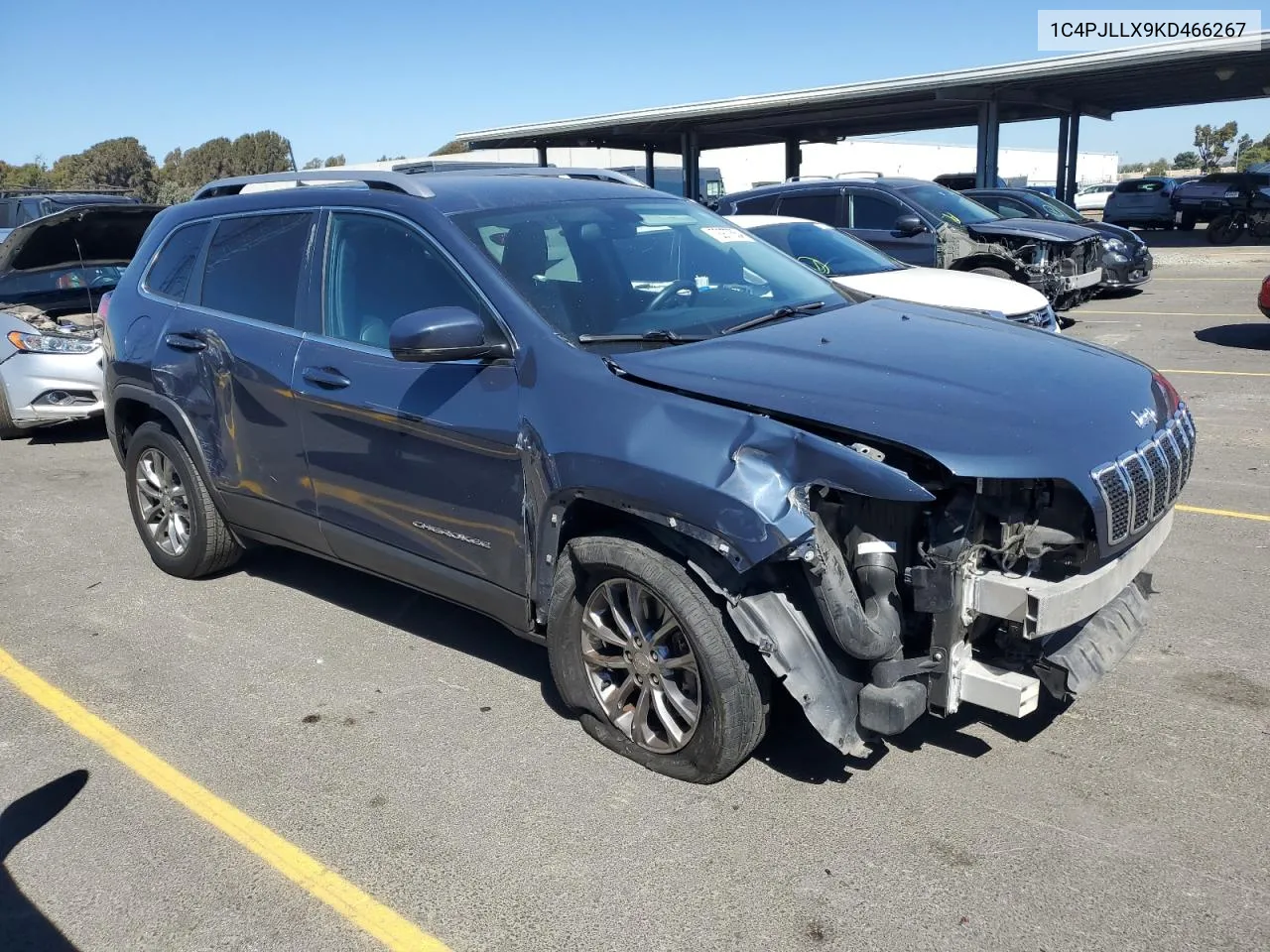 2019 Jeep Cherokee Latitude Plus VIN: 1C4PJLLX9KD466267 Lot: 72977554