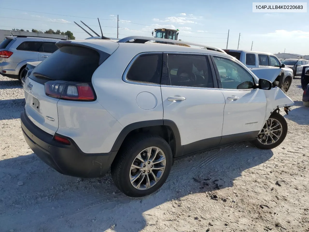 2019 Jeep Cherokee Latitude Plus VIN: 1C4PJLLB4KD220683 Lot: 73037584