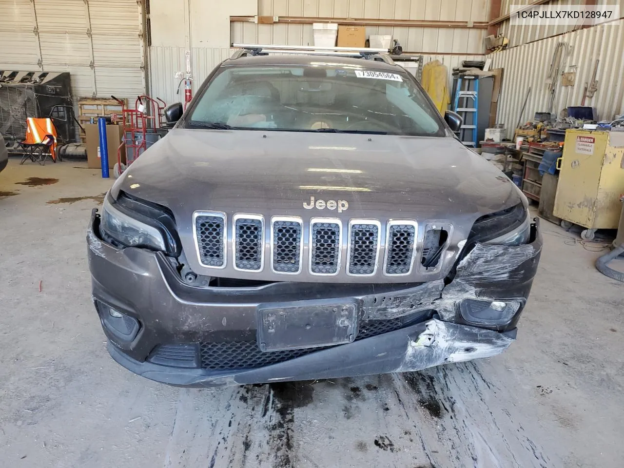 2019 Jeep Cherokee Latitude Plus VIN: 1C4PJLLX7KD128947 Lot: 73054564