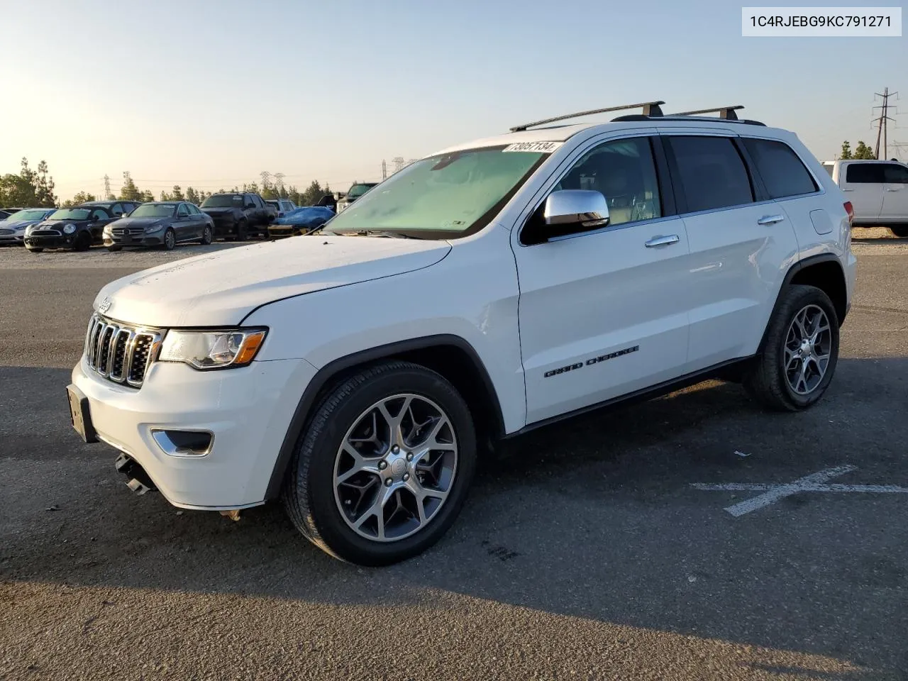 2019 Jeep Grand Cherokee Limited VIN: 1C4RJEBG9KC791271 Lot: 73057134