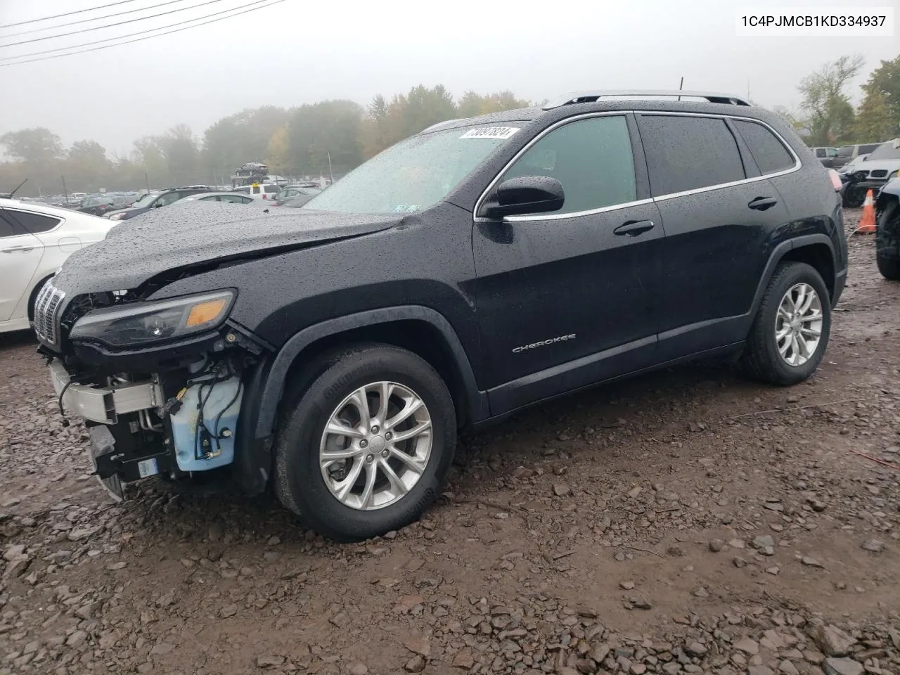 2019 Jeep Cherokee Latitude VIN: 1C4PJMCB1KD334937 Lot: 73097824