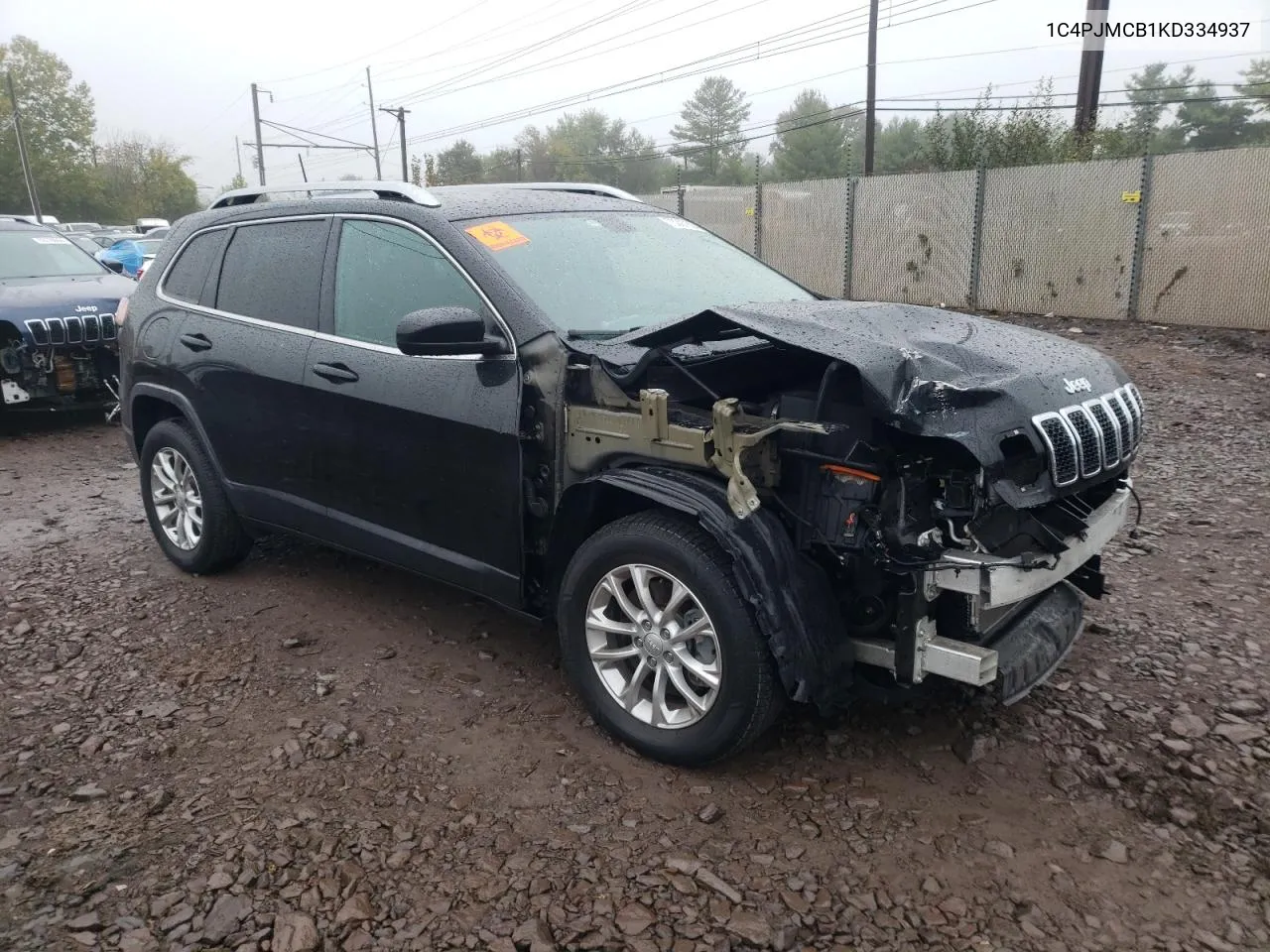 2019 Jeep Cherokee Latitude VIN: 1C4PJMCB1KD334937 Lot: 73097824