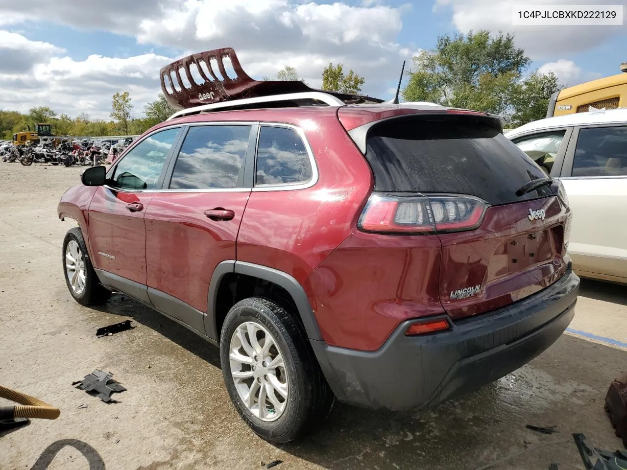 1C4PJLCBXKD222129 2019 Jeep Cherokee Latitude