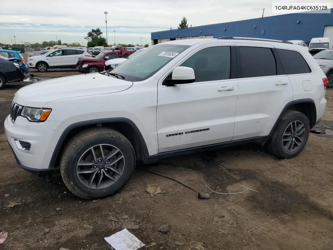 2019 Jeep Grand Cherokee Laredo VIN: 1C4RJFAG4KC635128 Lot: 73359054