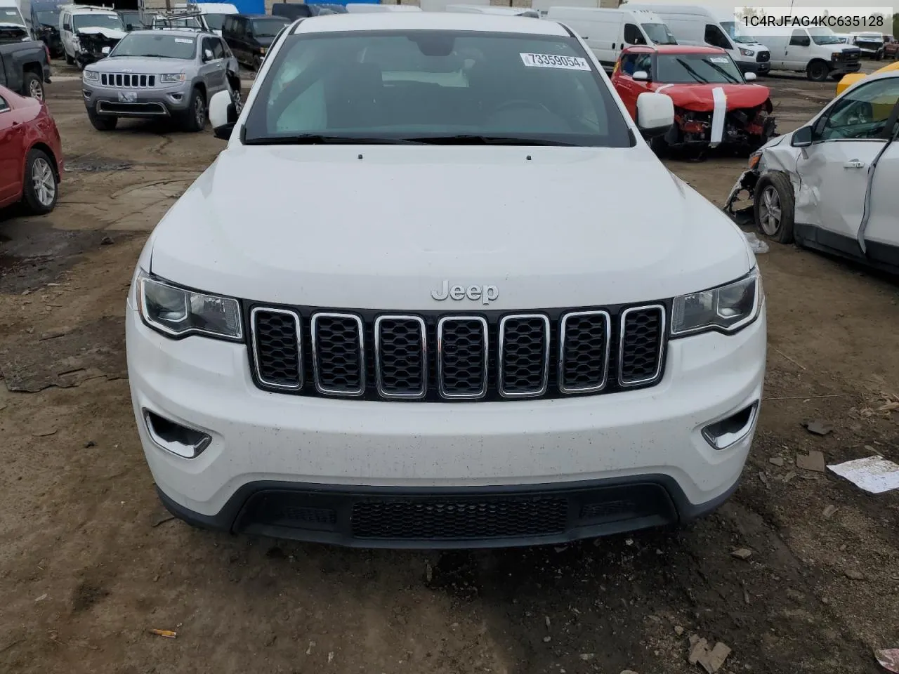 2019 Jeep Grand Cherokee Laredo VIN: 1C4RJFAG4KC635128 Lot: 73359054