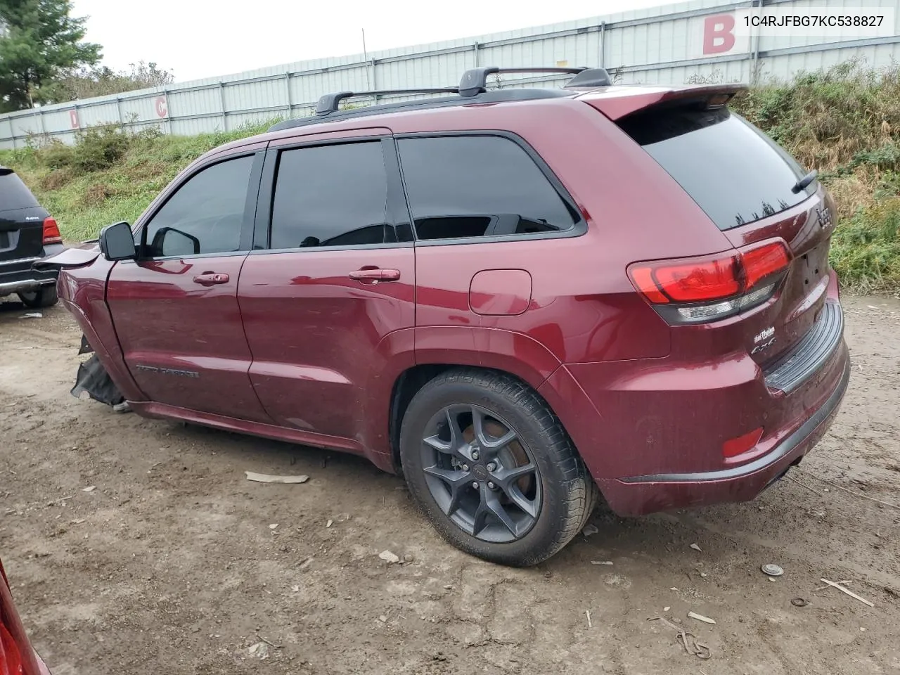 1C4RJFBG7KC538827 2019 Jeep Grand Cherokee Limited