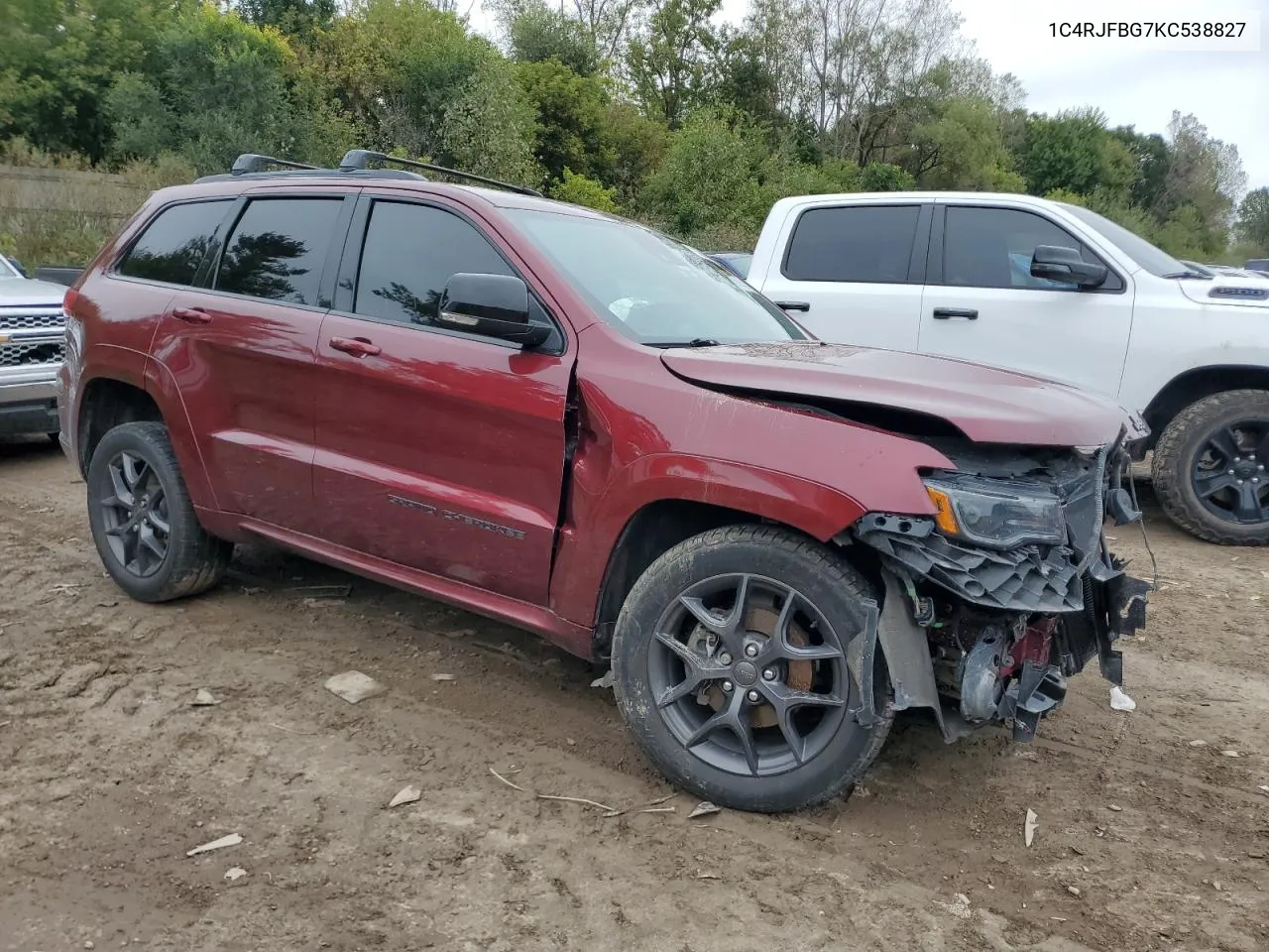 2019 Jeep Grand Cherokee Limited VIN: 1C4RJFBG7KC538827 Lot: 73383604