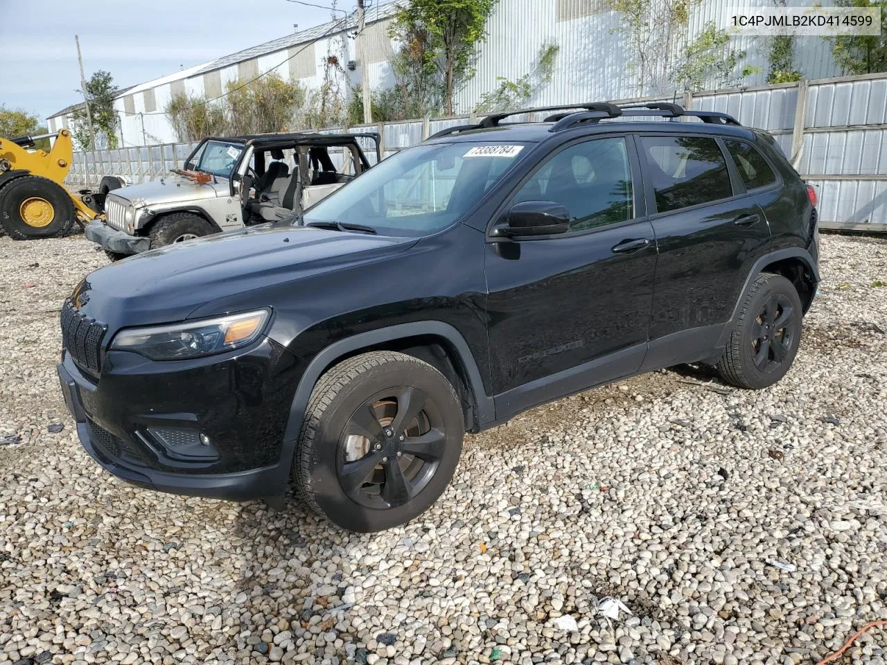 2019 Jeep Cherokee Latitude Plus VIN: 1C4PJMLB2KD414599 Lot: 73388784