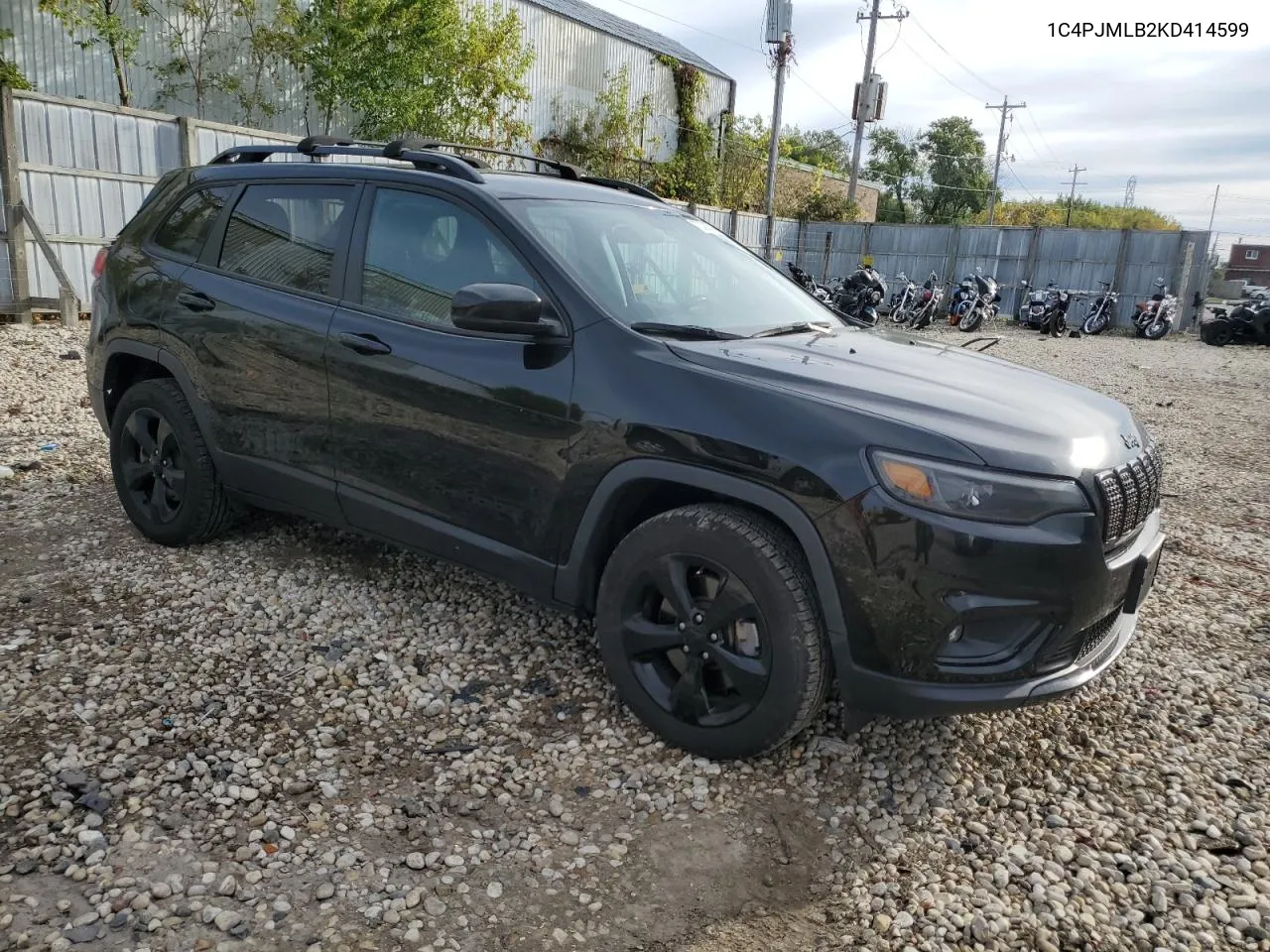 2019 Jeep Cherokee Latitude Plus VIN: 1C4PJMLB2KD414599 Lot: 73388784