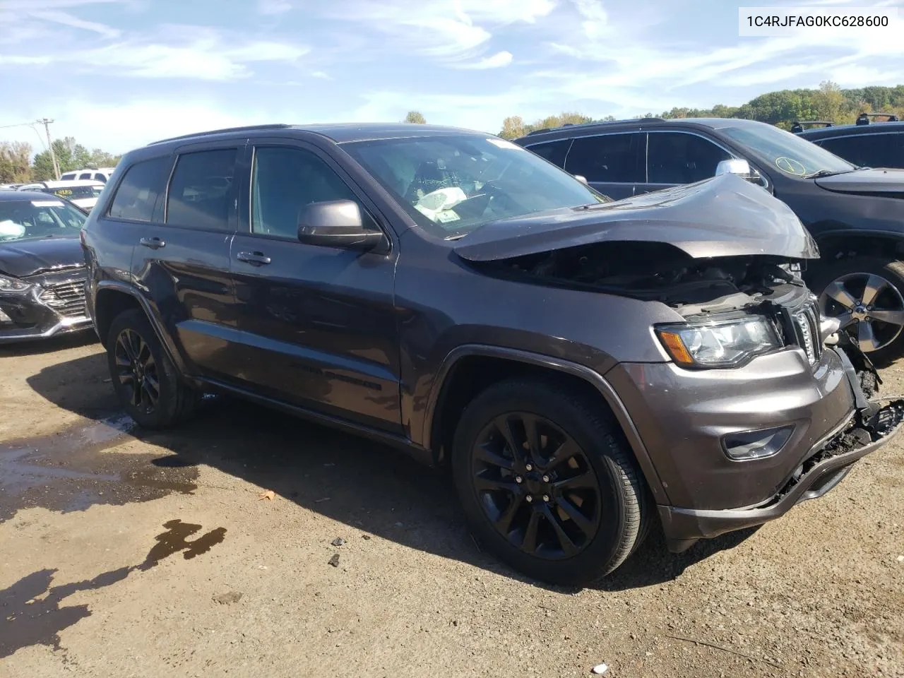 1C4RJFAG0KC628600 2019 Jeep Grand Cherokee Laredo