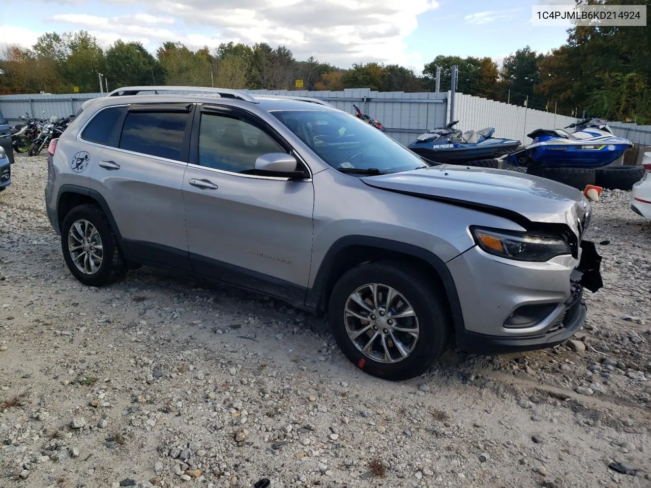 2019 Jeep Cherokee Latitude Plus VIN: 1C4PJMLB6KD214924 Lot: 73566384