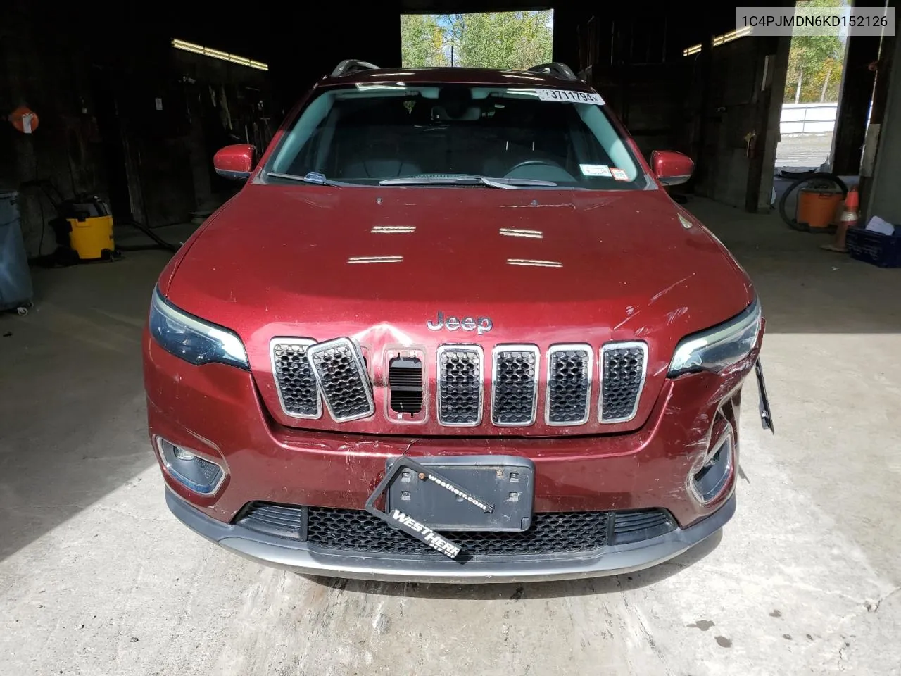 2019 Jeep Cherokee Limited VIN: 1C4PJMDN6KD152126 Lot: 73711794