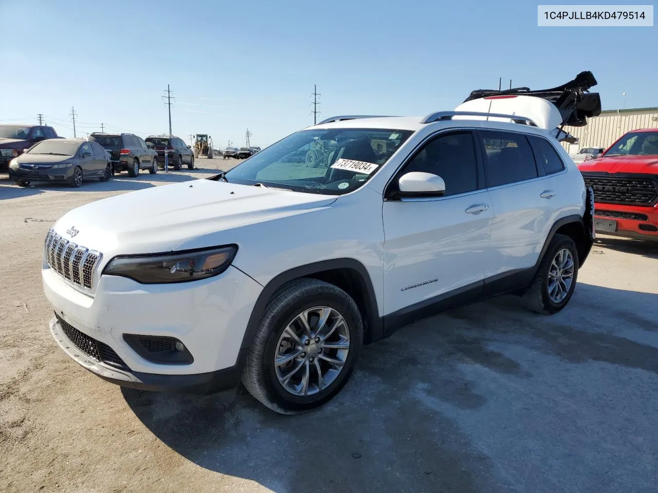 2019 Jeep Cherokee Latitude Plus VIN: 1C4PJLLB4KD479514 Lot: 73719034