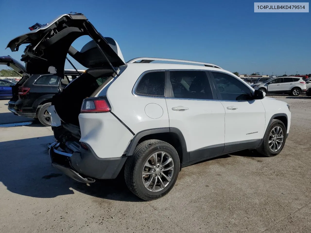 2019 Jeep Cherokee Latitude Plus VIN: 1C4PJLLB4KD479514 Lot: 73719034