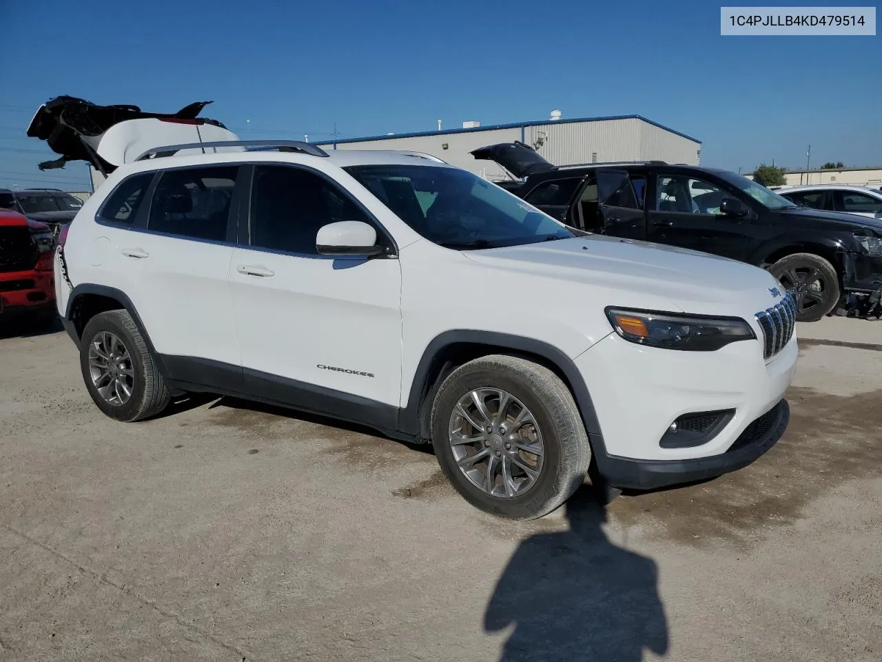 2019 Jeep Cherokee Latitude Plus VIN: 1C4PJLLB4KD479514 Lot: 73719034