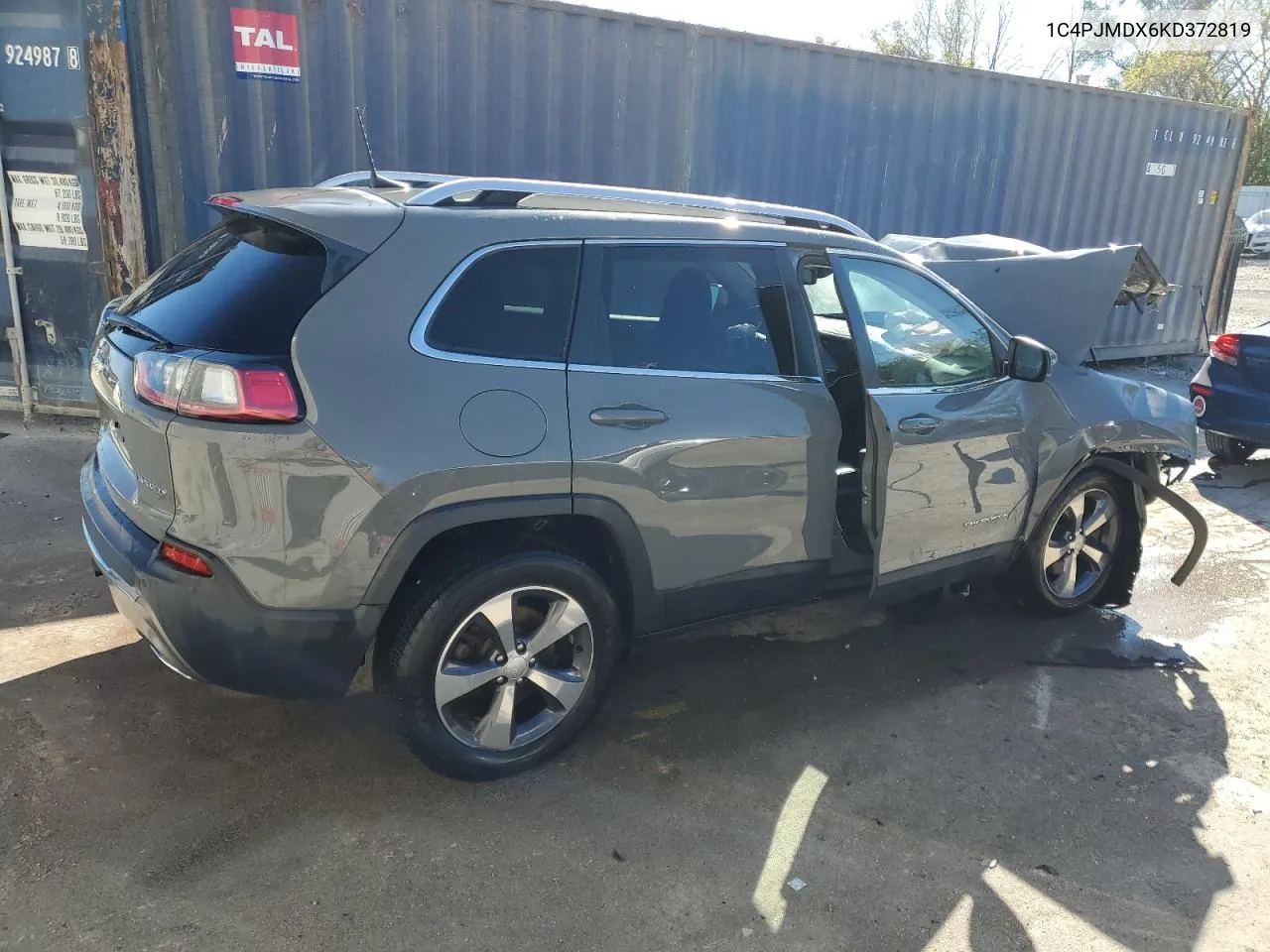 2019 Jeep Cherokee Limited VIN: 1C4PJMDX6KD372819 Lot: 73763284