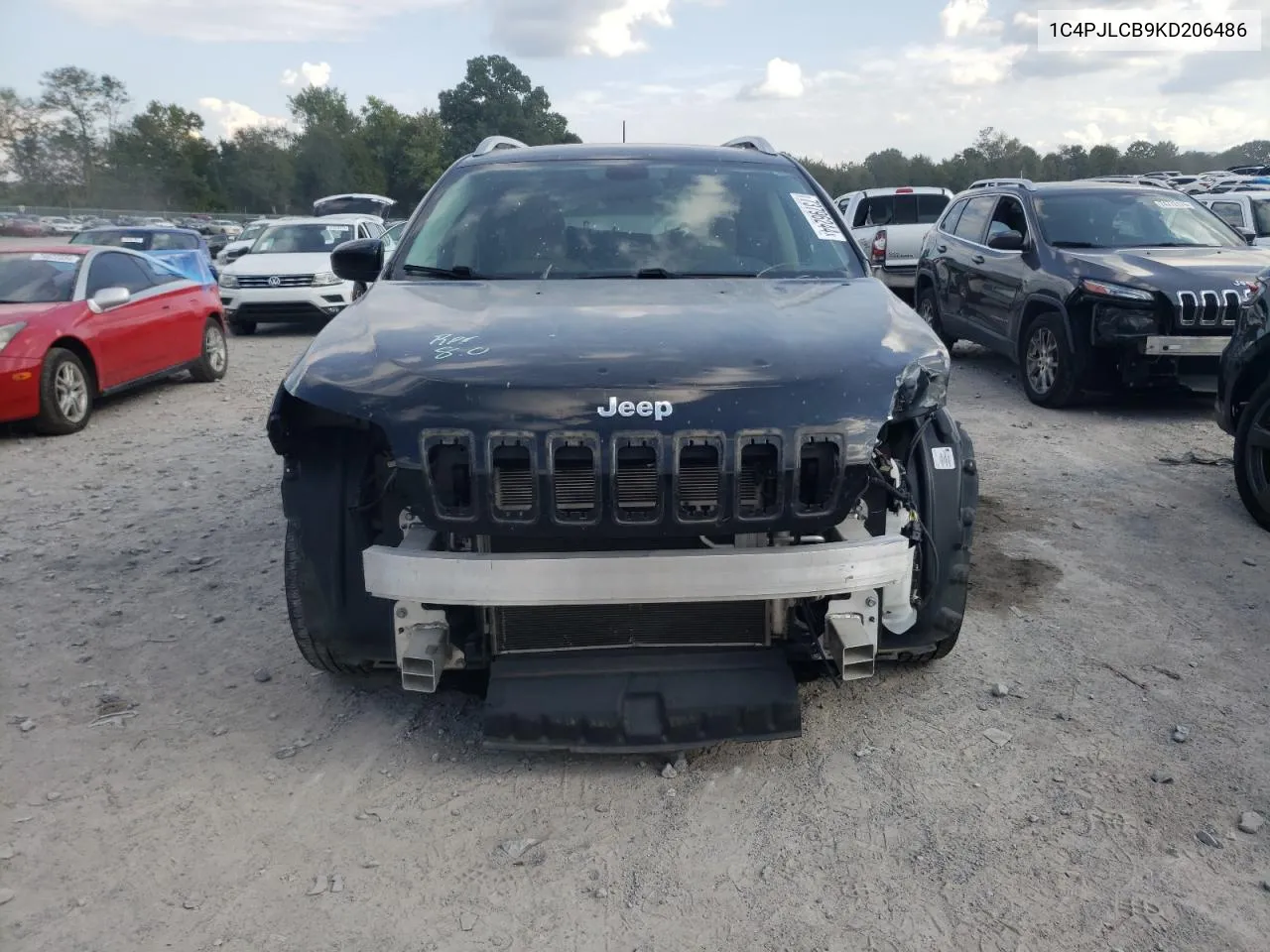 2019 Jeep Cherokee Latitude VIN: 1C4PJLCB9KD206486 Lot: 73796244