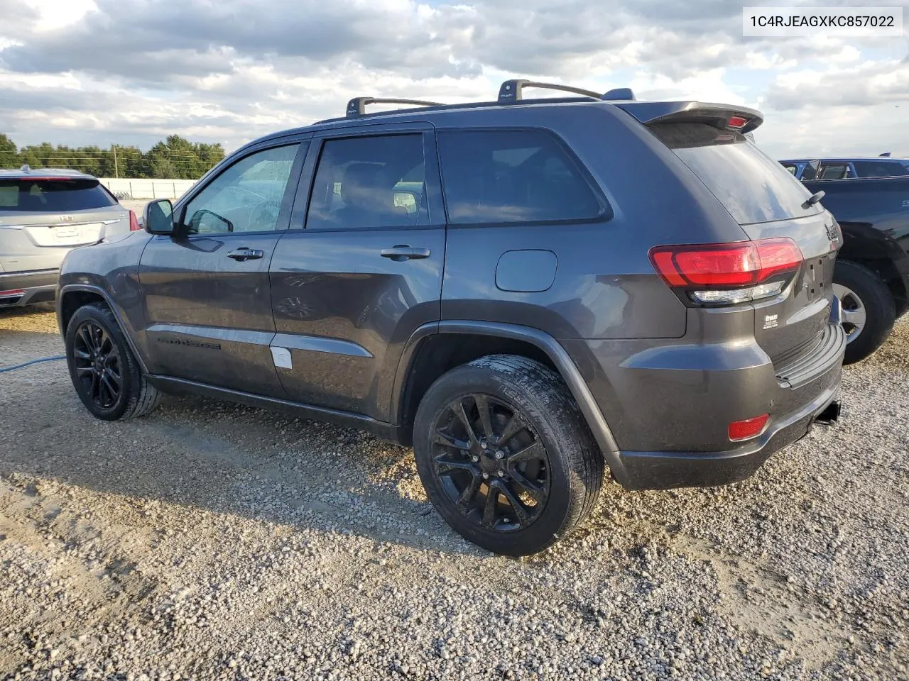 2019 Jeep Grand Cherokee Laredo VIN: 1C4RJEAGXKC857022 Lot: 73845634