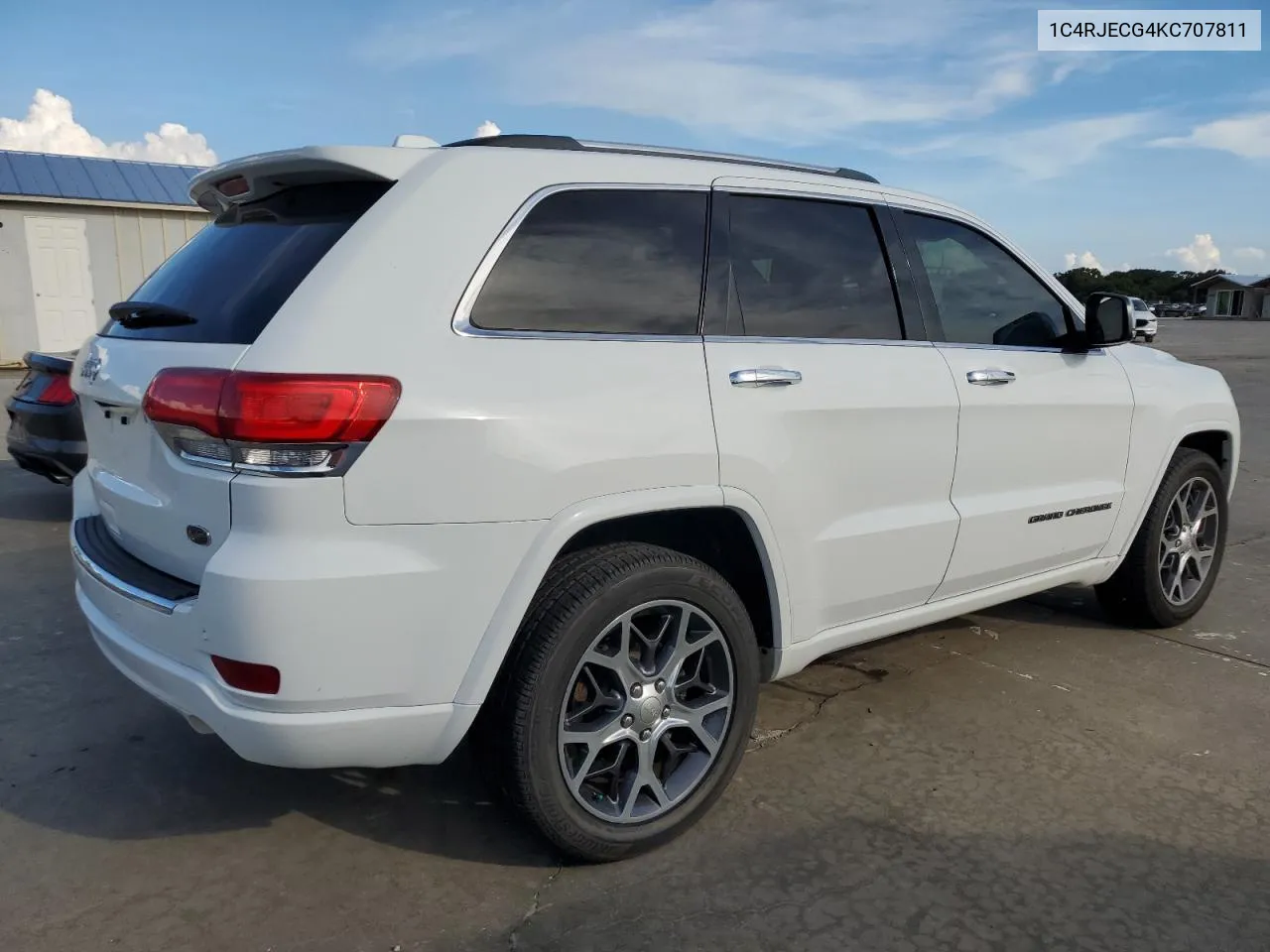 2019 Jeep Grand Cherokee Overland VIN: 1C4RJECG4KC707811 Lot: 73873314