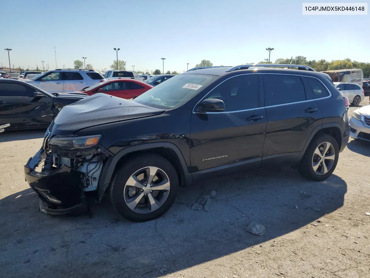 2019 Jeep Cherokee Limited VIN: 1C4PJMDX5KD446148 Lot: 73926604