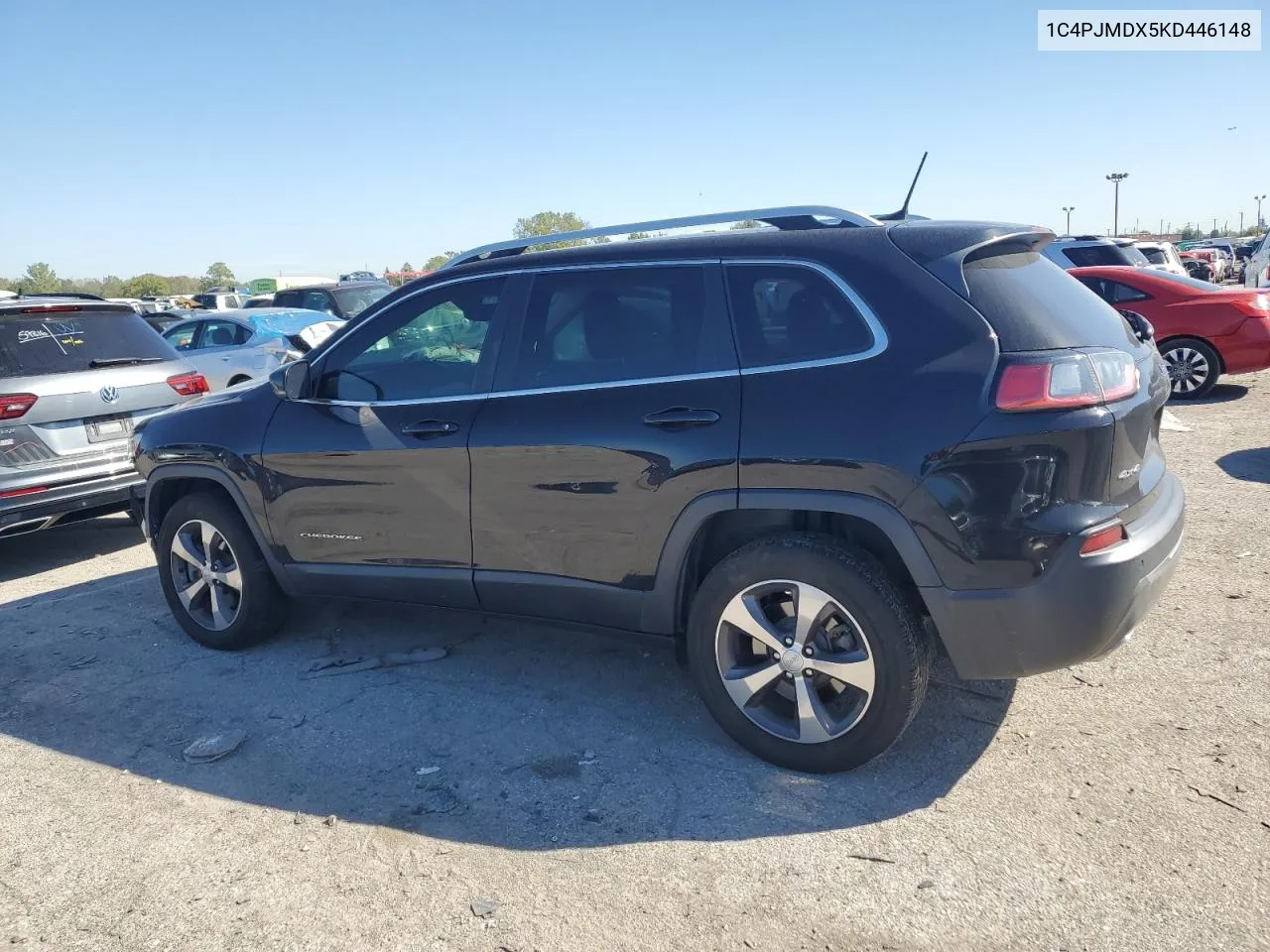 2019 Jeep Cherokee Limited VIN: 1C4PJMDX5KD446148 Lot: 73926604