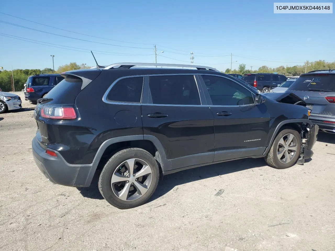 2019 Jeep Cherokee Limited VIN: 1C4PJMDX5KD446148 Lot: 73926604