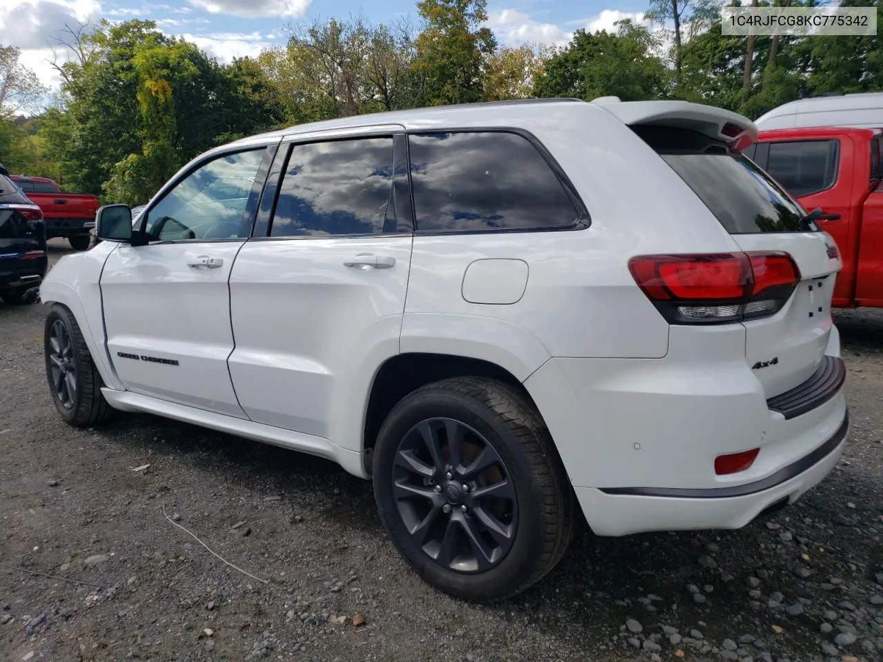 2019 Jeep Grand Cherokee Overland VIN: 1C4RJFCG8KC775342 Lot: 73950854