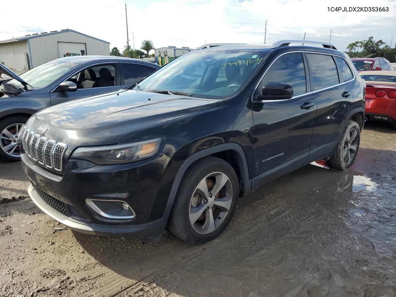 2019 Jeep Cherokee Limited VIN: 1C4PJLDX2KD353663 Lot: 73954804