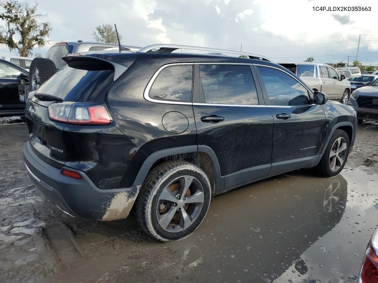 1C4PJLDX2KD353663 2019 Jeep Cherokee Limited